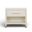 Dani Cream Shagreen Nightstand
