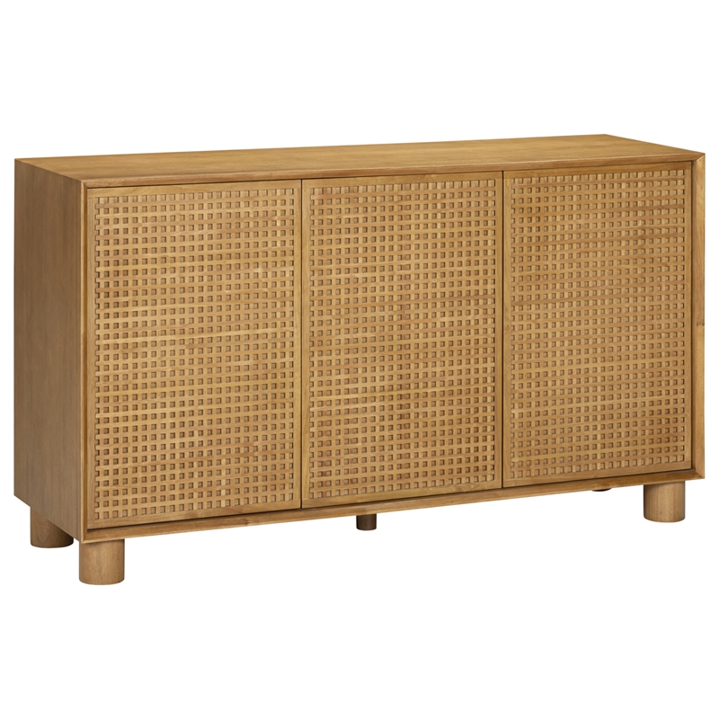 Miles Natural 3-Door Sideboard