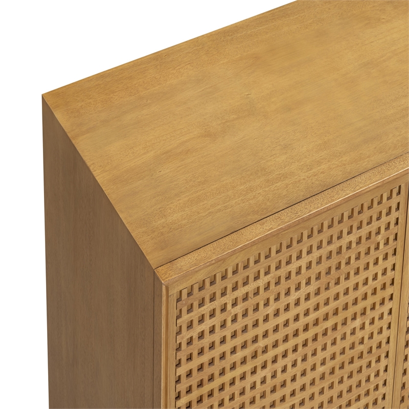 Miles Natural 3-Door Sideboard