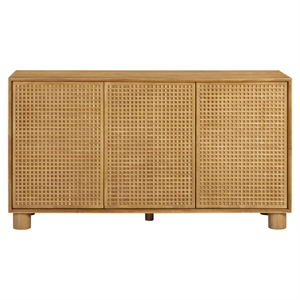 Miles Natural 3-Door Sideboard