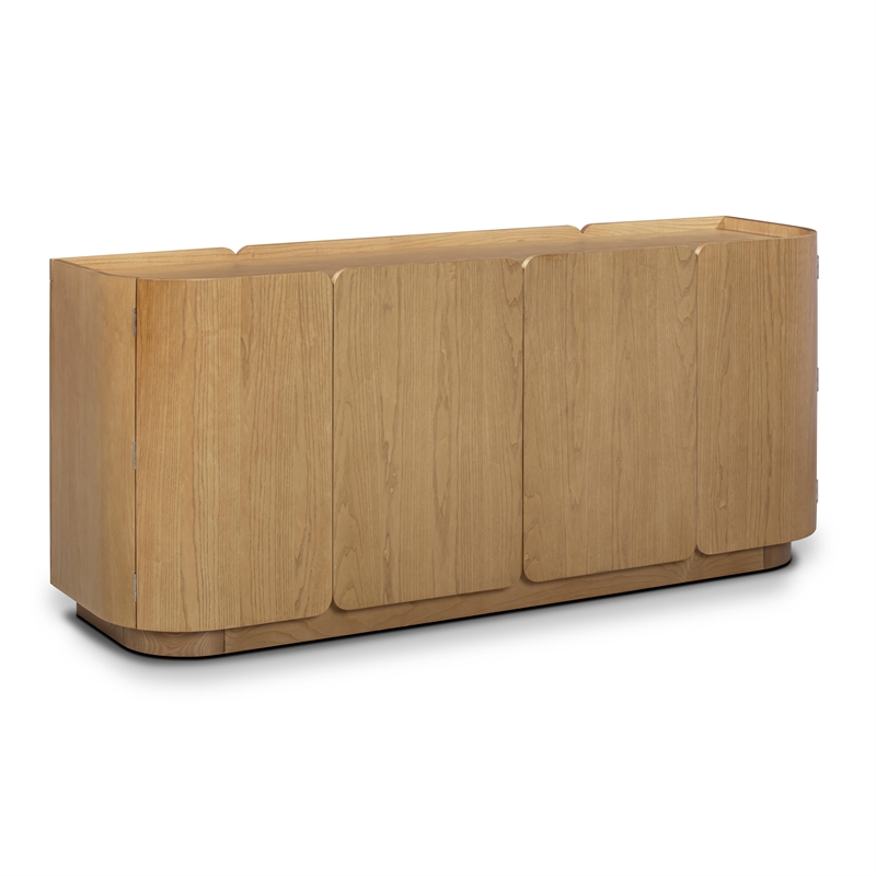 Moora Natural 4-Door Sideboard