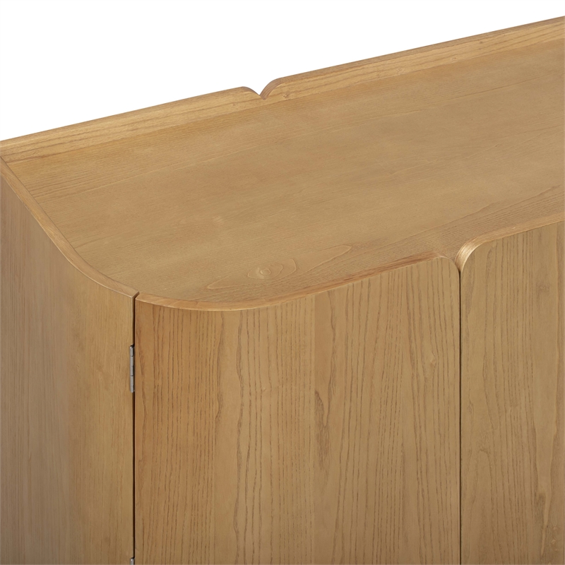 Moora Natural 4-Door Sideboard