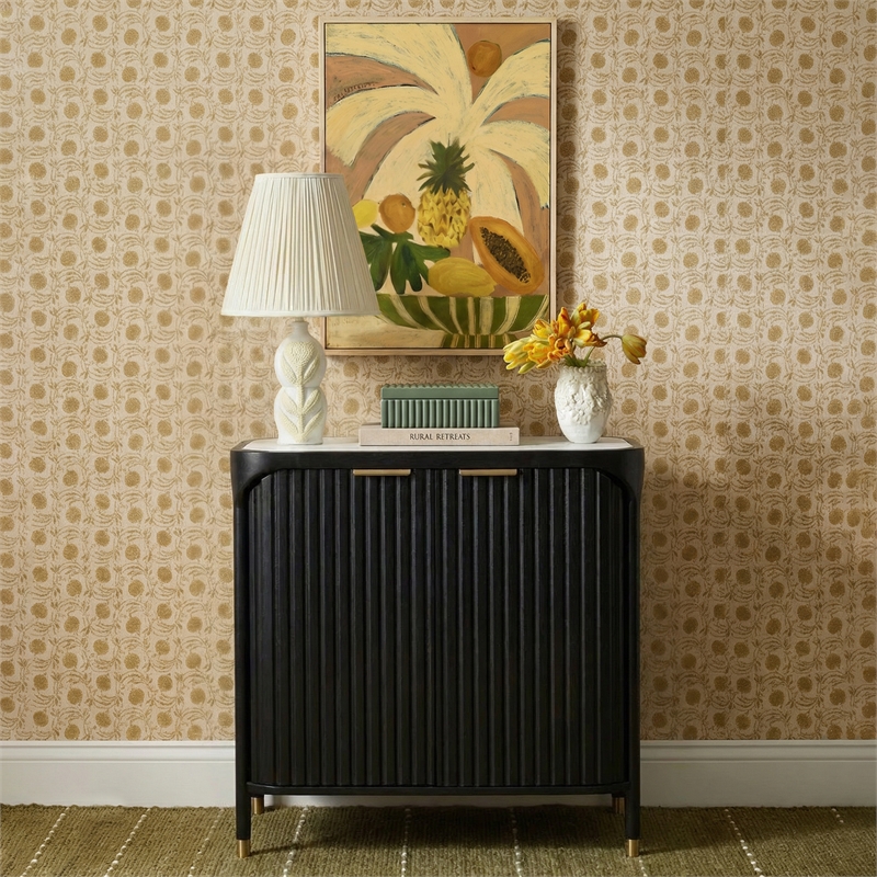 Yaha Black Bar Cabinet