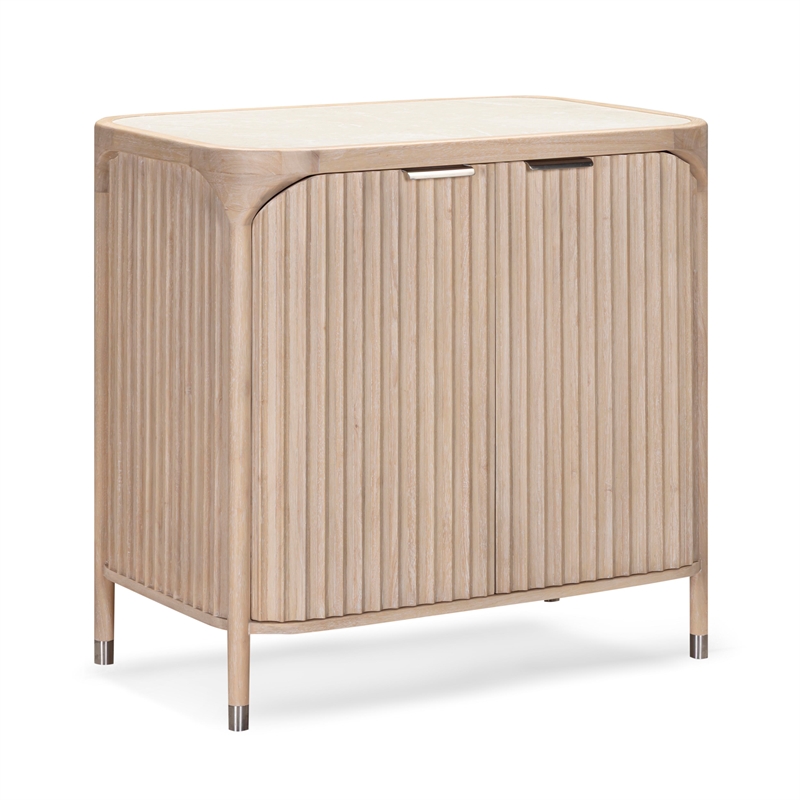 Yaha Natural Driftwood Bar Cabinet