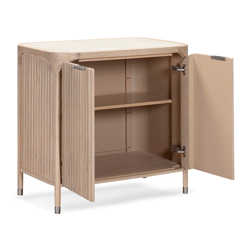 Yaha Natural Driftwood Bar Cabinet