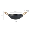 Verma Black Hammered Iron Catchall