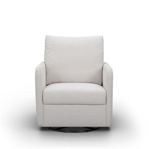 Nancy &quotEasy Clean&quot Light Grey Chenille Nursing Chair