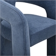 Malone Denim Blue Performance Fabric Dining Chair