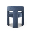 Malone Denim Blue Performance Fabric Dining Chair