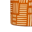Lucy Rust Orange Tribal Print Mushroom Stool