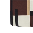 Lucy Mud Brown Abstract Print Mushroom Stool
