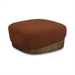 Domina Autumn Red Boucle Ottoman