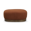 Domina Autumn Red Boucle Ottoman