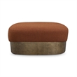 Domina Autumn Red Boucle Ottoman