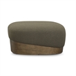 Domina Kale Green Boucle Ottoman