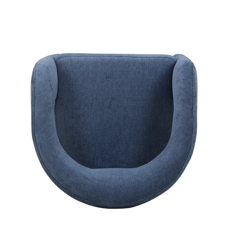 Malone Denim Blue Performance Fabric Bar Stool