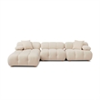 Calliope Cream Performance Velvet 4-piece Modular Sectional