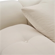 Calliope Cream Performance Velvet 4-piece Modular Sectional