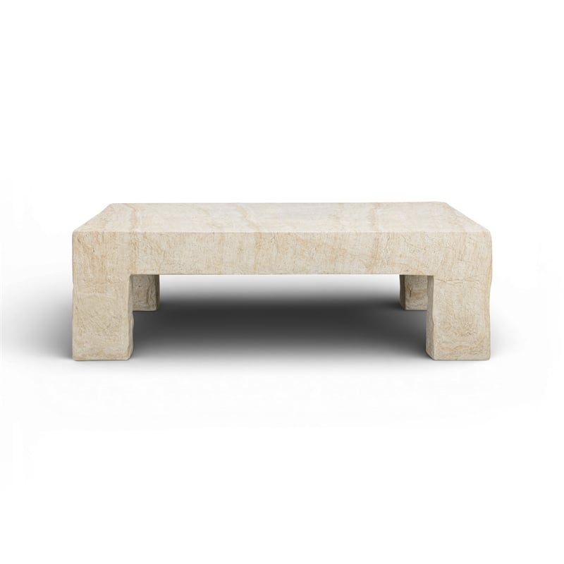 Roxanne Faux Slab Indoor / Outdoor Large Coffee Table