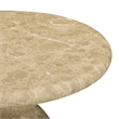 Cynthia Light Emperador Faux Marble Indoor / Outdoor Side Table