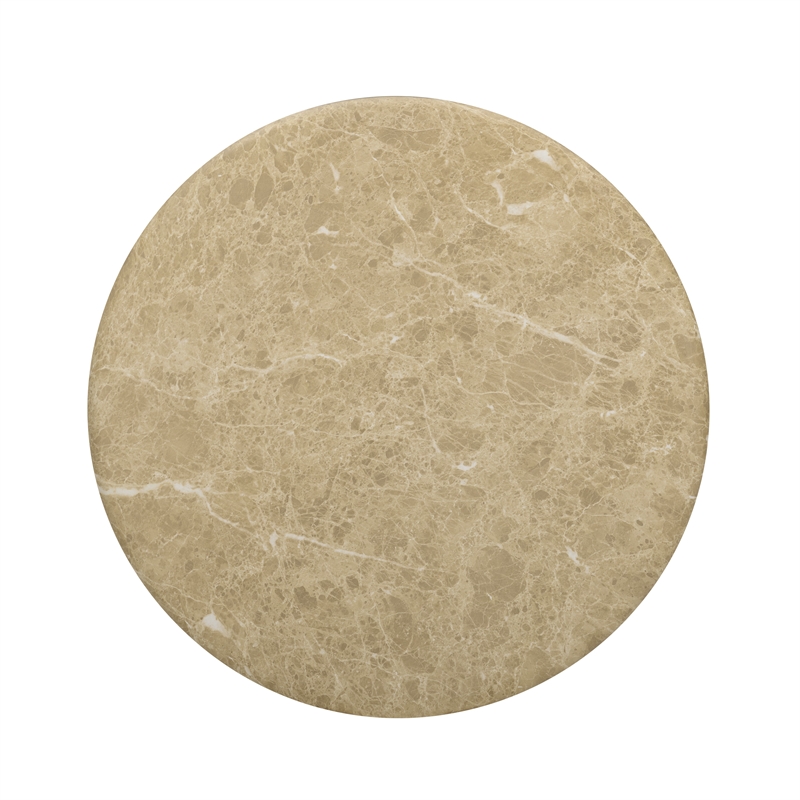 Cynthia Light Emperador Faux Marble Indoor / Outdoor Side Table