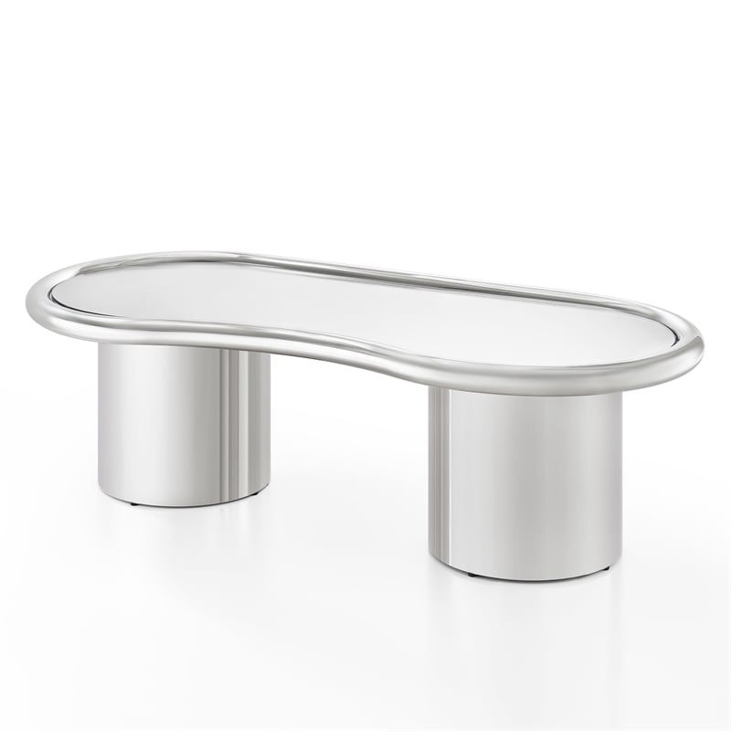 Sorya Chrome Coffee Table