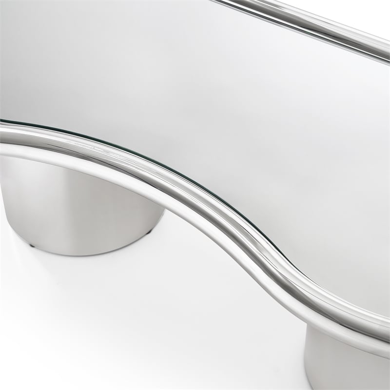 Sorya Chrome Coffee Table