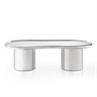 Sorya Chrome Coffee Table