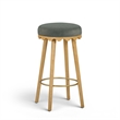 Oodle Green Performance Vegan Mohair Natural Bar Stool