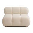 Calliope Cream Performance Velvet Modular Armless Chair