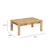 Berri Natural Burl Coffee Table