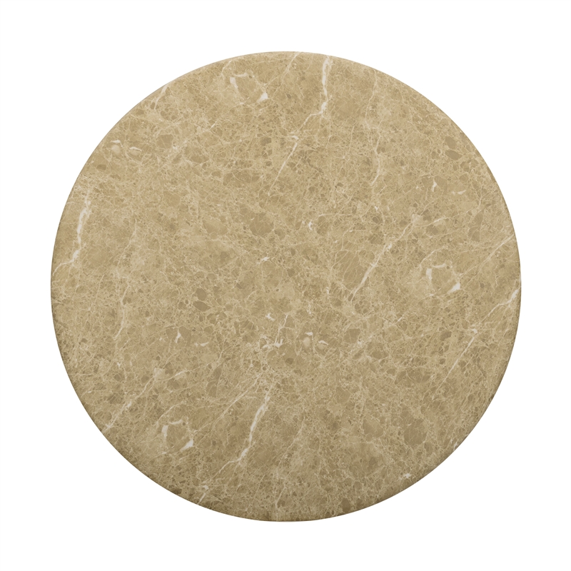 Cynthia Light Emperador Faux Marble Indoor / Outdoor Coffee Table