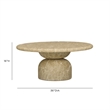 Cynthia Light Emperador Faux Marble Indoor / Outdoor Coffee Table