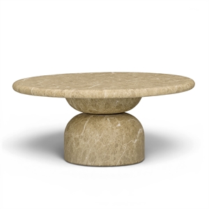 Cynthia Light Emperador Faux Marble Indoor / Outdoor Coffee Table