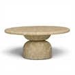 Cynthia Light Emperador Faux Marble Indoor / Outdoor Coffee Table