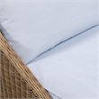 Axel Blue Boucle Outdoor Lounge Chair