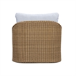 Axel Blue Boucle Outdoor Lounge Chair