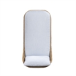 Axel Blue Boucle Outdoor Lounge Chair
