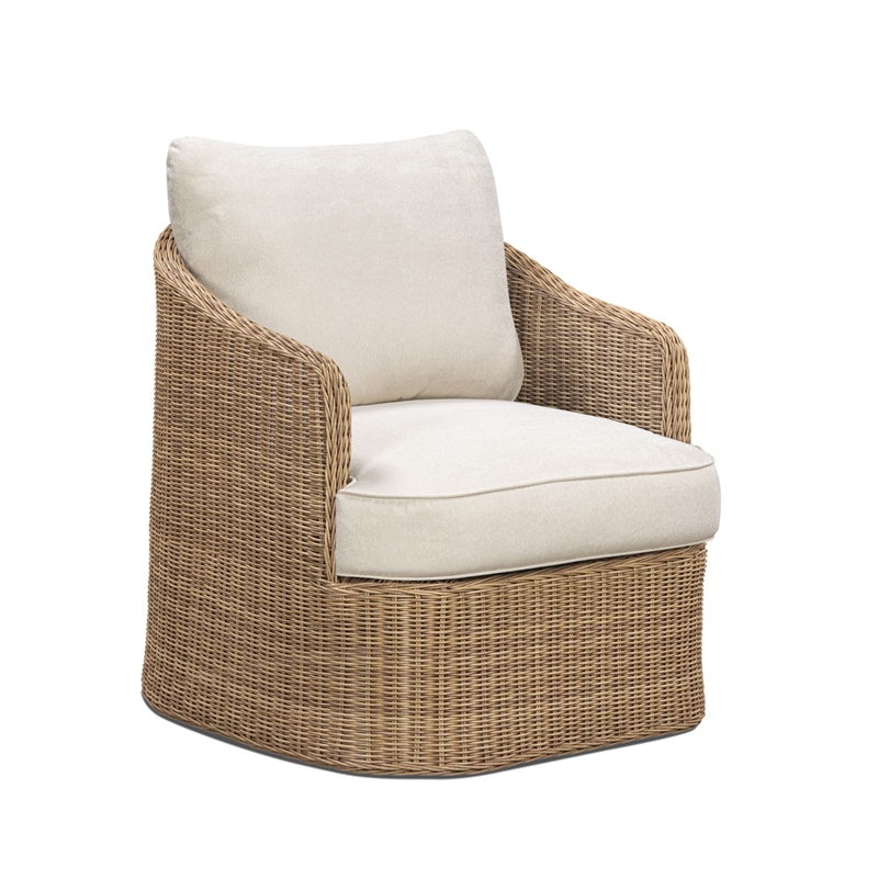 Axel Cream Boucle Outdoor Armchair