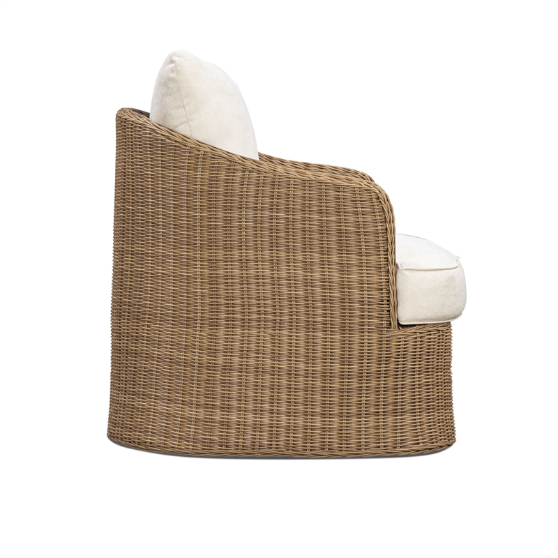 Axel Cream Boucle Outdoor Armchair