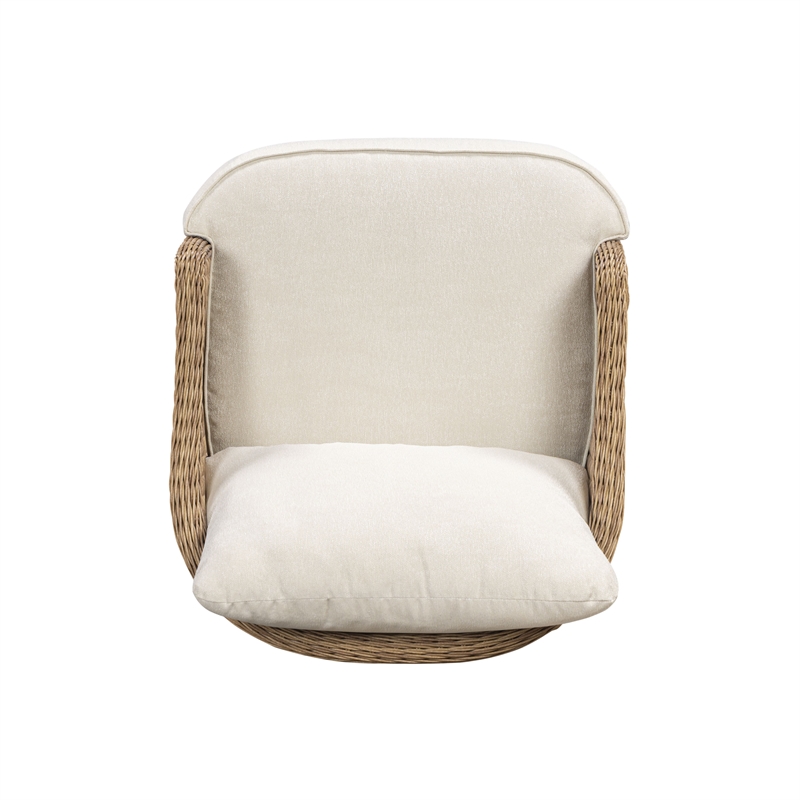 Axel Cream Boucle Outdoor Armchair