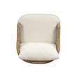 Axel Cream Boucle Outdoor Armchair
