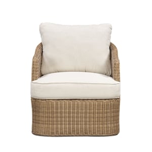 Axel Cream Boucle Outdoor Armchair