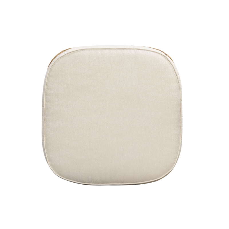 Axel Cream Boucle Outdoor Ottoman