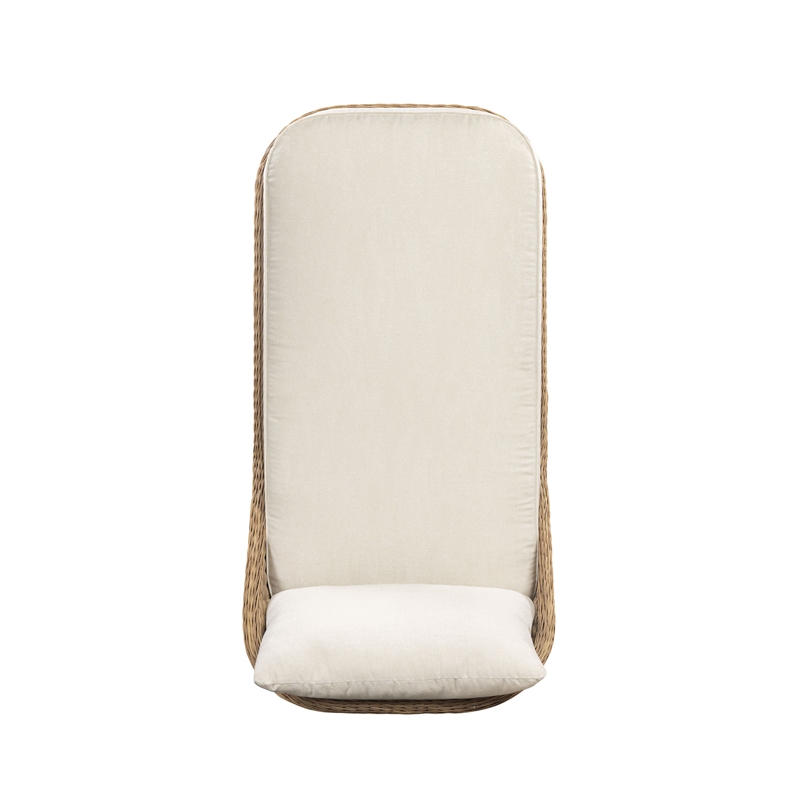 Axel Cream Boucle Outdoor Lounge Chair