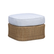 Axel Blue Boucle Outdoor Ottoman