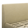 TOV Furniture Rayne Honey Textured Fabric King Bed