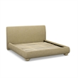 TOV Furniture Rayne Honey Textured Fabric King Bed