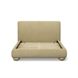 TOV Furniture Rayne Honey Textured Fabric Queen Bed
