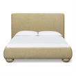 TOV Furniture Rayne Honey Textured Fabric Queen Bed